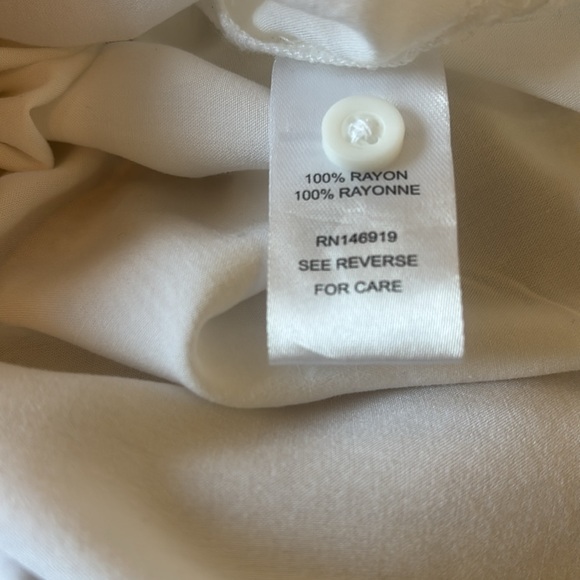 NWT white button down shirt - Picture 2 of 2